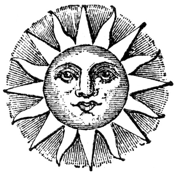 hippie sun or moon
