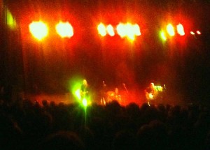 Wilko in Glasgow, March 9 2013, on fire