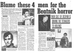 Beaulieu Beatnik horror press cutting